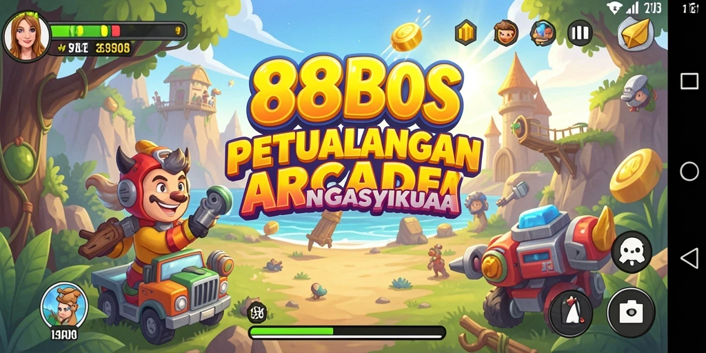 Tampilan gameplay seru dalam 88BOS yang menggugah semangat.