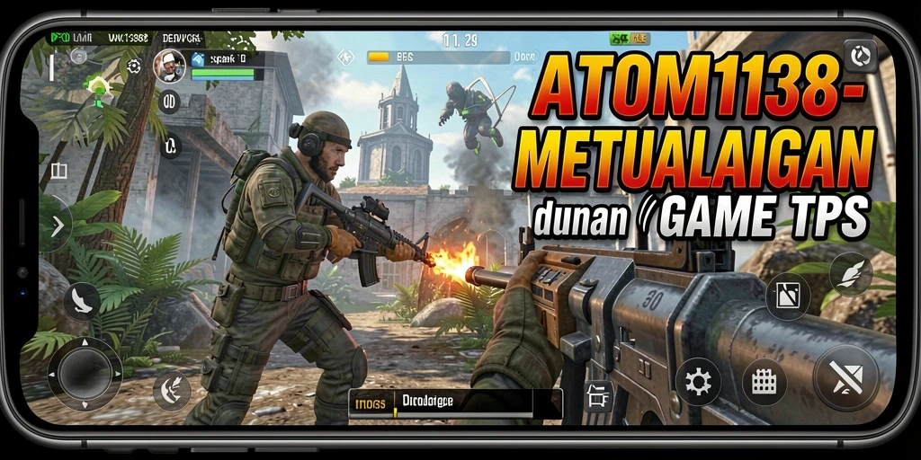 Tampilan gameplay menegangkan dari ATOM138 dalam aksi.