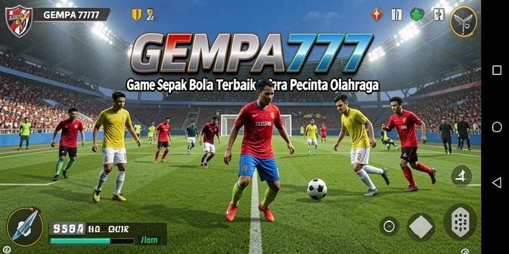 Tampilan menarik dari gameplay sepak bola di GEMPA777.