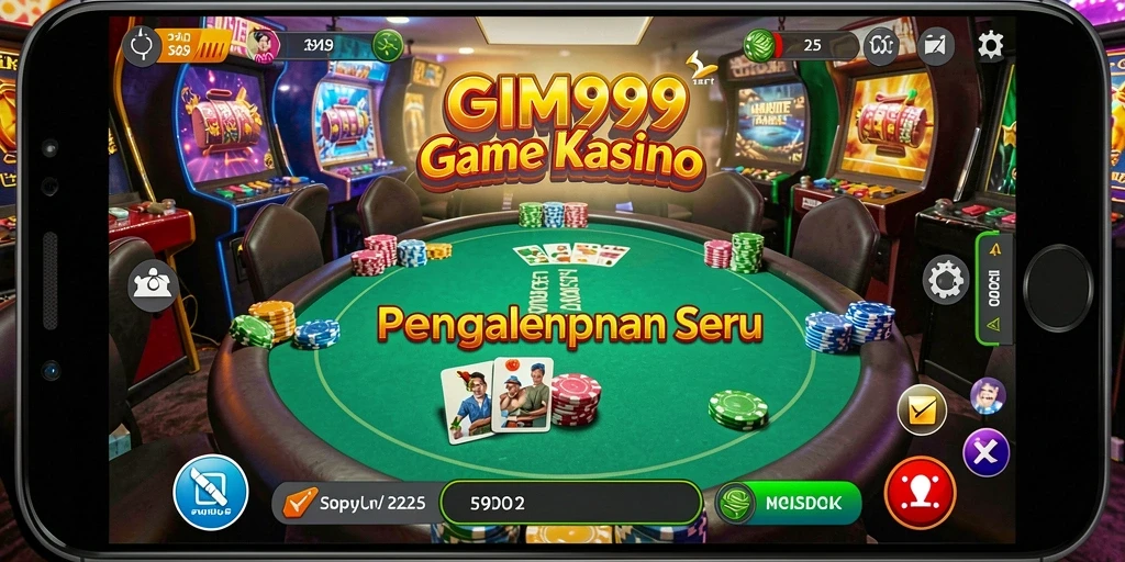 Screenshot GIM999 menampilkan gameplay kasino yang seru dan menarik.