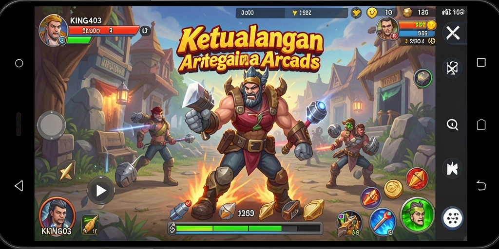 Screenshot KING403 menampilkan gameplay Arcade yang seru dan menantang.