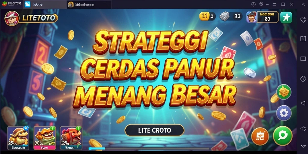 Tampilan gameplay LITETOTO yang menegangkan dan strategis.