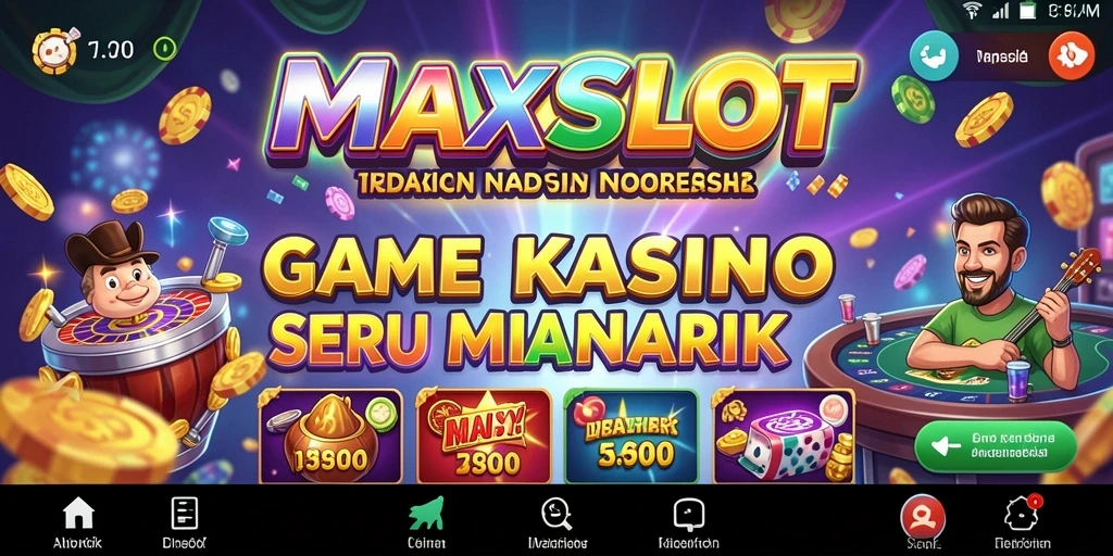 Screenshot gameplay menarik dari MAXSLOT yang menunjukkan keseruan bermain Kasino.