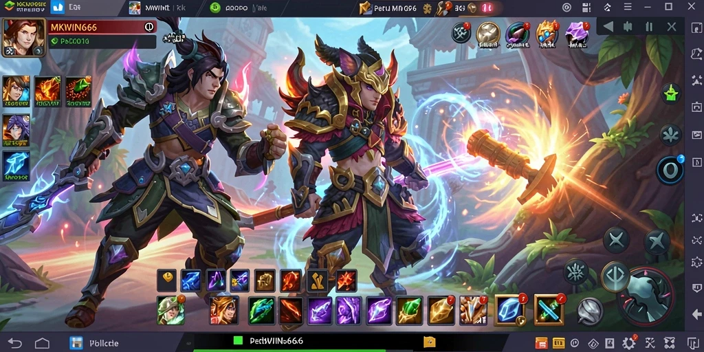 Tampilan aksi seru dan petualangan di dunia MKWIN666.