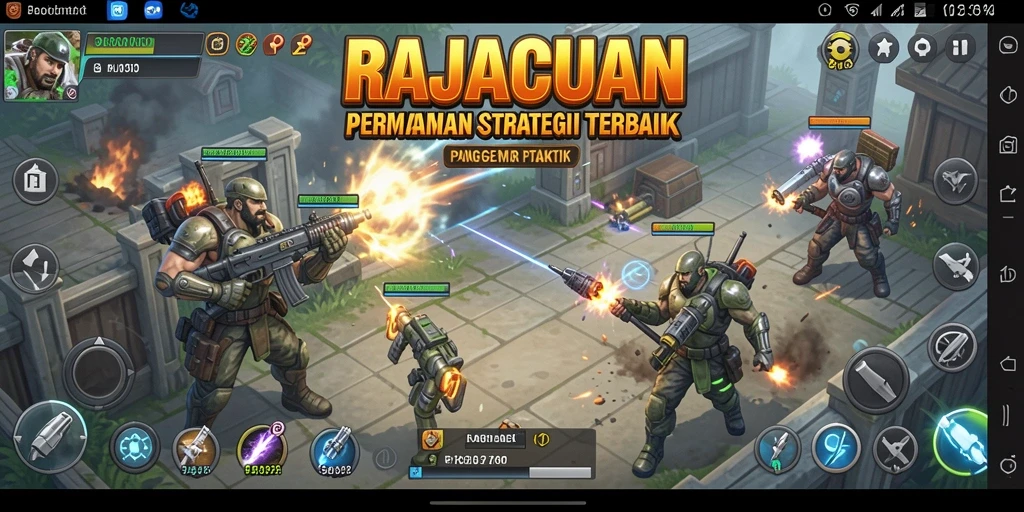 Tangkapan layar RAJACUAN menunjukkan gameplay yang dinamis dan strategi mendalam.
