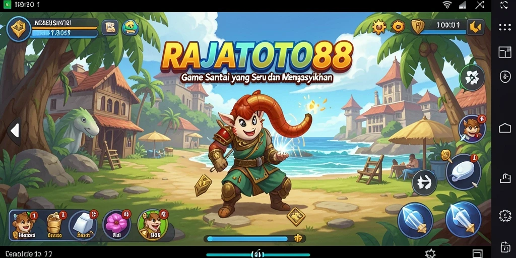 Tampilan Gameplay Seru RAJATOTO88 dengan sensasi Casual.