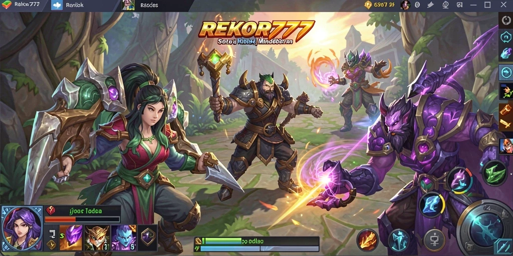 Gameplay seru dalam REKOR777 dengan pertarungan tim yang mendebarkan.