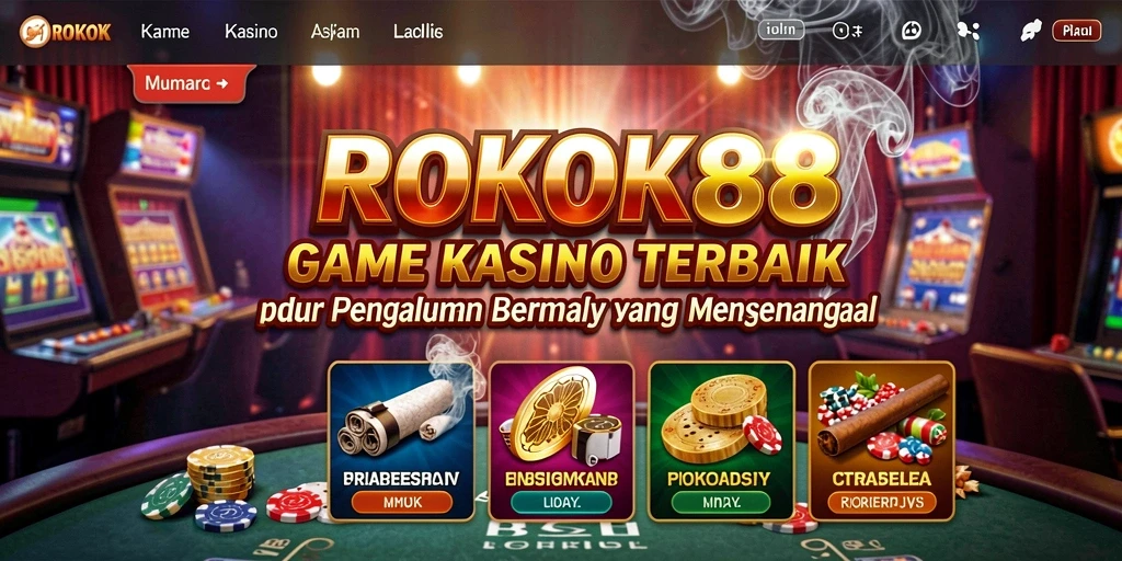Tampilan antarmuka game Kasino yang menarik dan interaktif.