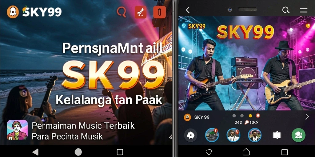 Tampilan gameplay menarik dari SKY99 dengan suasana musik yang seru.