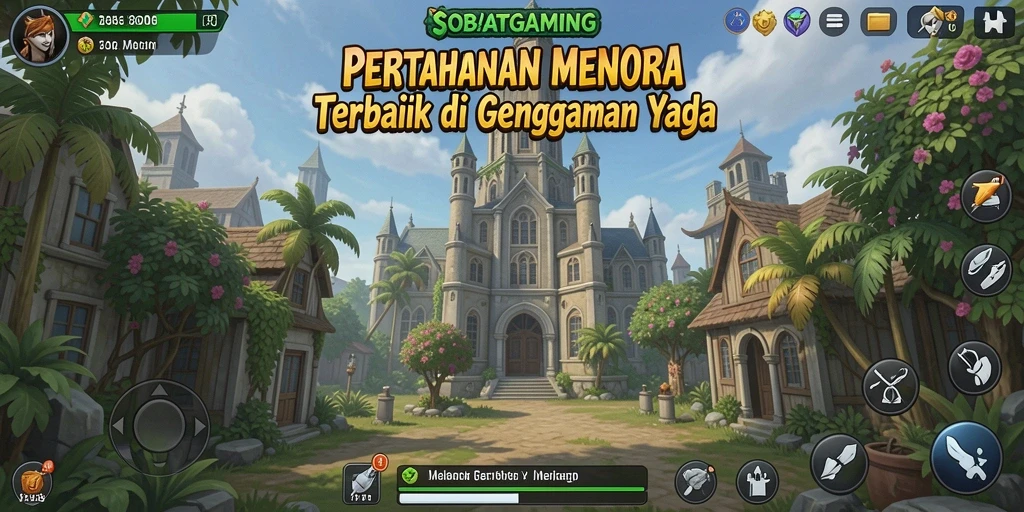 Gameplay menara pertahanan yang mendebarkan dan grafis yang menawan.