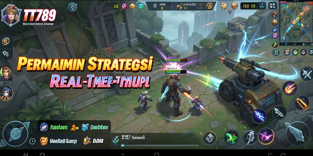 Tampilan screenshot <strong>TT789</strong> menunjukkan aksi strategi yang seru dan kompleks.