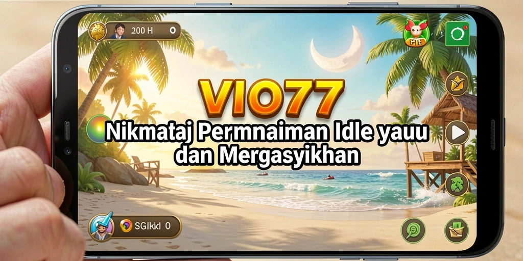 Screenshot VIO77 menampilkan gameplay santai dan mengasyikkan dari genre Idle.