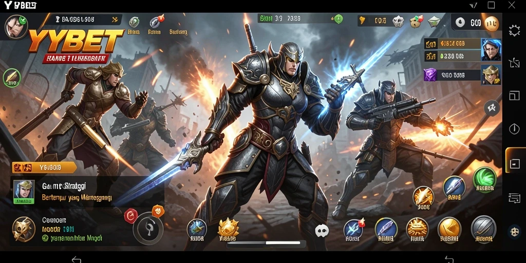 Tangkapan layar gameplay YYBET dengan strategi menegangkan.