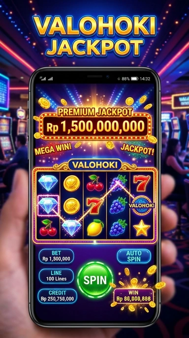 Screenshot aplikasi valohoki saat proses pengunduhan.